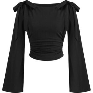 Cider Elegant Black Blouse